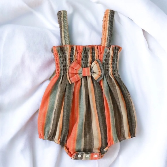 Toddler Striped SunKissed Romper - Picture 2 of 3
